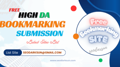 High DA Bookmarking Submission Sites