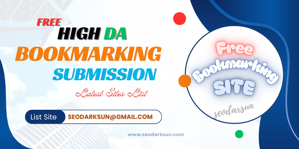 High DA Bookmarking Submission Sites