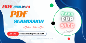 free PDF Submission Sites